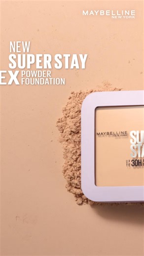 240 reactions | New Super Stay Flex Powder Foundation from Maybelline New York gives 30H Full Coverage that stays Sweat Proof & Crease Proof | Maybelline New York | Facebook