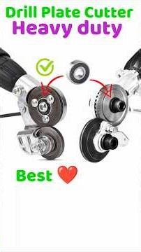 Electric Drill Plate Cutter | Heavy Duty Work | YouTube video upload Sanjoy Power Tools