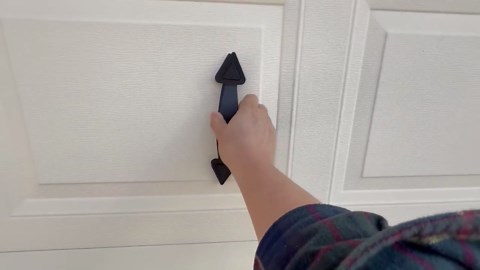 Magnetic Garage Door Hardware,Garage Door Magnetic Decorative Hardware 8 Hinges + 4 Handles for Iron Door,Easy Install,Durable & Waterproof (Classics Style,2 Pack)