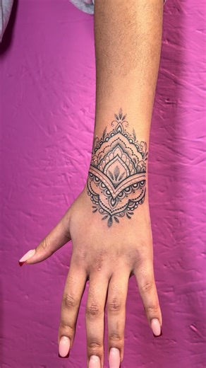 Unique Mandala Wrist Tattoos for Women