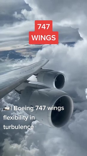 Discover the Fascinating Flexibility of Boeing 747 Wings in Turbulence
