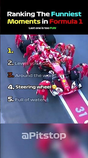Ranking The Funniest Moments in Formula 1 #f1