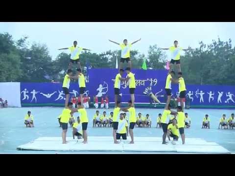 Human Pyramid Formation | Arjunotsav’19 | SOS Wanadongri