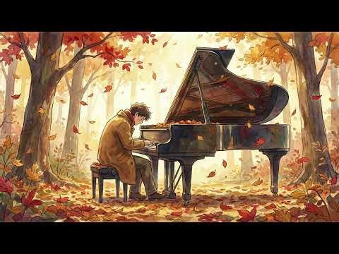 Autumn Leaves Piano Melody – Calm & Relaxing Solo Piano Music
