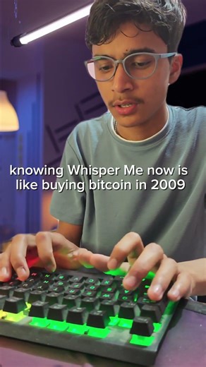 “Not just writing code… I’m building the future of conversations. WhisperMe. #shorts