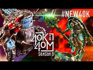 Orks vs Necrons 2000 pt battle in #new40k in 40 minutes.