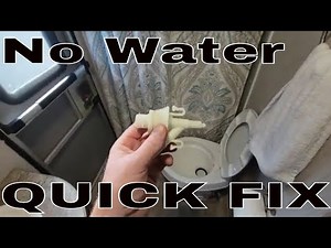 Camper / RV Toilet with Low or NO Water Flow EASY QUICK FIX