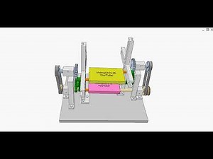 Perpendicular movements of two plates