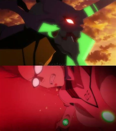 Evangelion 2.22: Dummied-Out Eva-01 vs. Beast Mode Eva-02