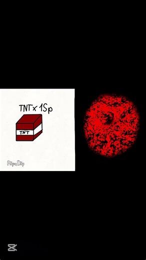 tnt exsplosive size comparison 2! #animation #memes #funny #tnt #minecraft