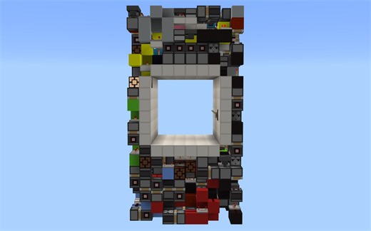 Tiny 6x6 Seamless Piston Door in MCPE（win10） 0.16.x （smalles