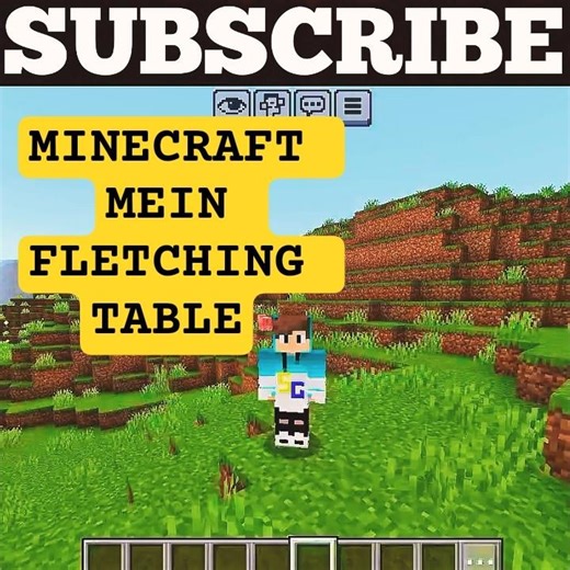 Minecraft Mein Fletching table kaise banaye #minecraft #gaming #shorts