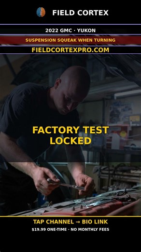 2022 GMC Yukon suspension squeak when turning Fix | Field Cortex #Shorts