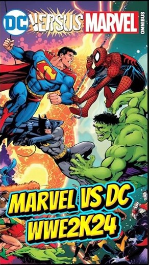 This MARVEL vs DC Fight Went CRAZY In WWE2K24 😳