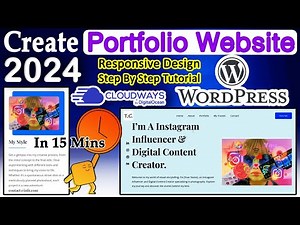 How To Make A Portfolio Website in WordPress 2024 - In 15 Mins!