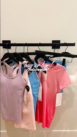 clothing buy or bye ‪@lululemon‬ + activewear summer outfit inspo #trending #shopping