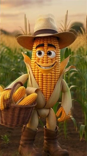 Vegetable Farmers Animated: Carrot, Tomato, Corn & Potato Farming Story |Pixar Style AI Animation🌽🥕🍅