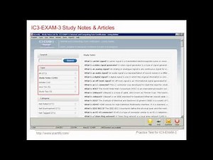 uCertify IC3 Exam 3 Practice Test