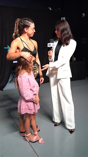 Charly Arnolt links up with the NEW women's strawweight champion, Mackenzie Dern after #UFC321! [ B2YB Bud Light ] | UFC