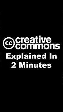 A (Very) Brief Guide To Creative Commons #smallcreator #creativecommons