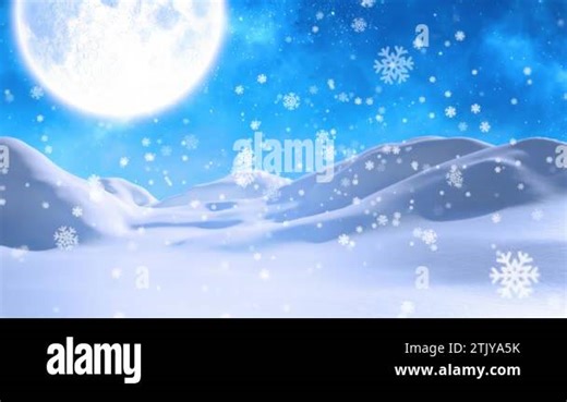 Animated Santa Claus rides with Reindeer Sleigh. Christmas animation.