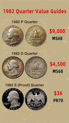 1.9M views · 6.4K reactions | 1982 Quarter Value Guides #coin #quarter #dollar #coincollecting #coinvalue | HeritCoin | Facebook