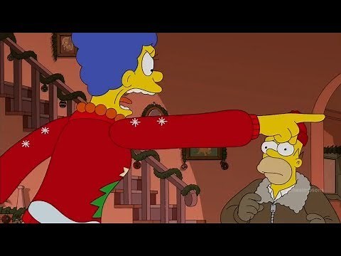 The Simpsons - Marge kicks Homer out ✔2017