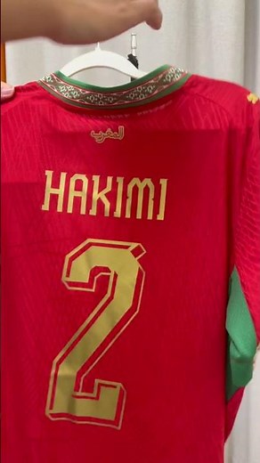 2026 World Cup Morocco home kit Hakimi shirt #football #footballkits #morocco