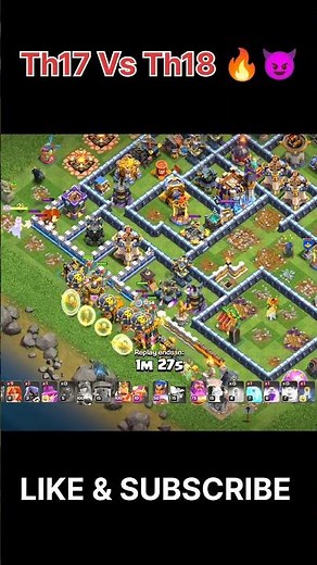 Th17 Vs Th18 Best Attack Strategy 🔥😈#gaming #coc #clashofclans ‪@sumit007yt‬ ‪@JudoSloth‬ #clan