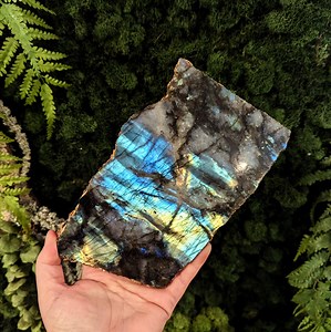 Large Flashy Labradorite Slab | Stone of Magic, Intuition & Transformation - Etsy