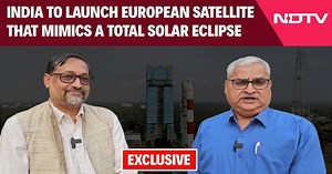 India To Launch European Satellite That Mimics A Total Solar Eclipse