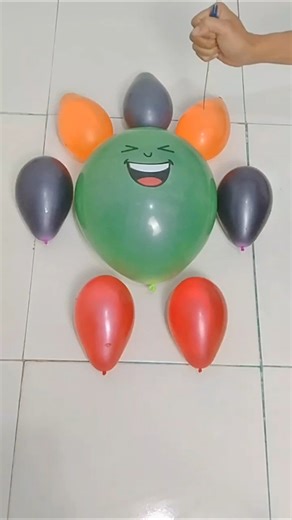 Slow Motion Water Balloon Burst | Satisfying Color Splash Pop 💦💥🌈 #shorts #popping #balloon