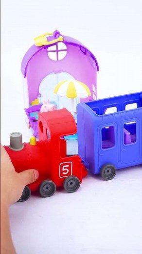Peppa Pig Miss Rabbit's Train ASMR Satisfying With Unboxing & Review #peppapig #asmr #review