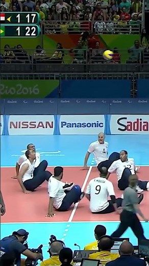 😱 The most exciting sitting volleyball rally! 🏐