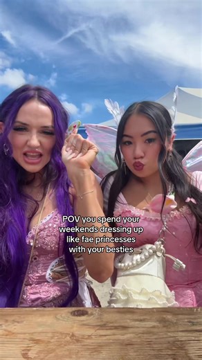 First time at the Renaissance fair with all my closest Fae 🧚 #Renaissance #fairies #fantasy