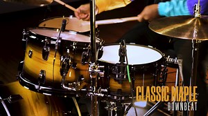 Exotic Select – Black Gold Burst Elegance with an edge. The Black Gold Burst finish brings vintage luxury to the bold tone of Ambrosia Maple. Outfitted with Black Nickel Hardware and available in Downbeat, Fab, and Studio configurations. #LudwigDrums #ExoticSelectSeries #BlackGoldBurst #AmbrosiaMaple #ItHitsDifferent | Ludwig Drums