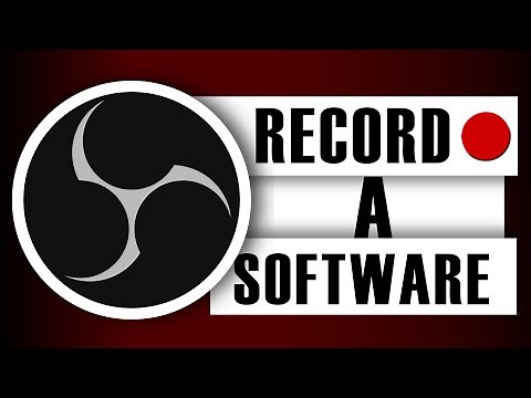 How to use OBS Studio to record screen of particular software