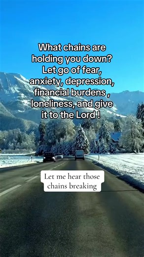 I hear the chains falling!! #chains #breakeverychain #letgo #faithtok