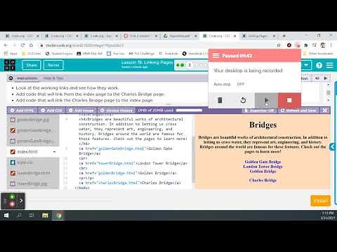 CSD Unit 2: Lesson 19 - Linking Pages