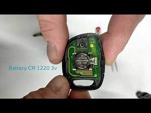 Key battery RENAULT/Kako zamijeniti bateriju kljuca/remplacer la pile de la clé clio