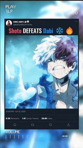 Shoto DEFEATS Dabi ❄️🔥 | #myheroacademia #animeedit #mangaedit #video #allmight