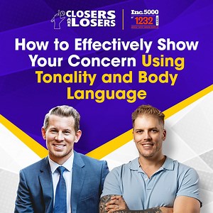 2.1K views · 17 reactions | You can’t fake concern even when you’re on the other side of the phone. The way you use tonality and body language will impact your sales conversations in a huge way. Check out my tips in this short snippet. Watch the full episode here: https://youtu.be/EL6DzKGjJqk Ready to do sales differently? Join Us at: https://www.facebook.com/groups/salesrevolutiongroup | Jeremy Miner | Facebook