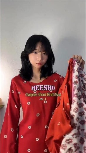 Viral Meesho Short Kurti Haul ❤️✨ #meeshofinds #outfitideas #kurtihaul