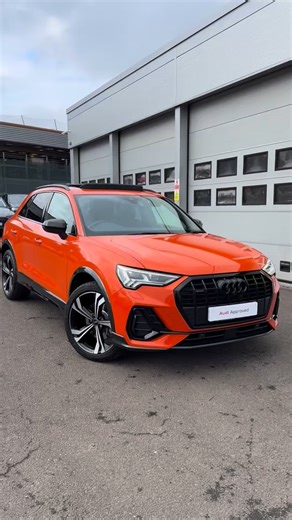Bold, spacious and packed with the tech to match, this Audi Approved Q3 Black Edition in Pulse Orange is sure to turn heads 🧡🍊 • Tech Pack Pro • Panoramic glass sunroof • 360 degree camera • Sonos 3D premium sound system • Heated front seats • Wireless phone charging Want to know more? Call us today on: 01270864091 ☎️ #Audi #AudiUk #FYP #Q3 | Crewe Audi