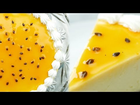 No oven Passion Fruit Cheesecake