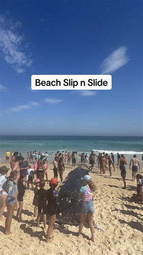 Beach Slip n Slide Fun on Day 105