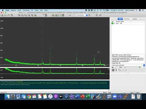 MSE 408 F20 Lab 2 - Fityk Tutorial: Inspecting an XRD Pattern with Zoom