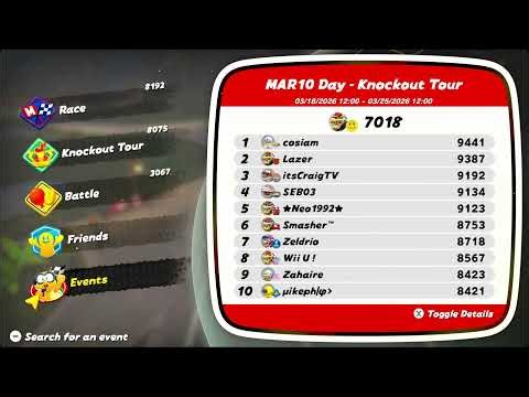 🔴 Day 1 of the #mariokartworld KNOCKOUT TOURS Open Series LIVE📡🛰️