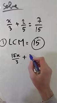 The Only Safe Way to Solve Fraction Equations (LCM Trick)