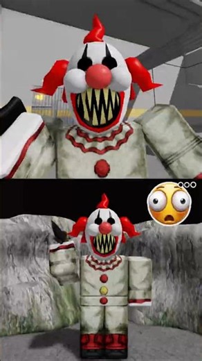 CARNIVAL CLOWN PRISON VS THE CARNIVAL OF TERROR JUMPSCARE | Roblox #roblox #shorts